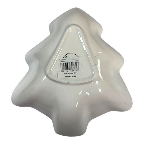 Spode Christmas Tree Dish 8" Candy Nut Dish NEW Holiday Decor With Gift Box - Picture 4 of 6
